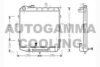 KIA 0K05815200 Radiator, engine cooling